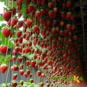 Клубника ампельная Анастасия купить по цене от 370р. в интернет-магазине «Посадика» с доставкой почтой в в Невинномысске и по всей России – [изображение №1].